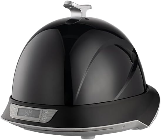 Decouvrez l'appareil de soin des chapeaux qui eclaire les plis en coloris gris et noir