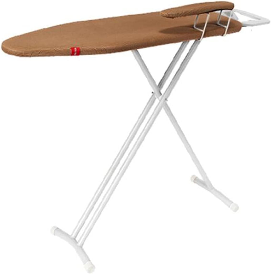 Cette planche de table avec un espace pour poser le fer, avec une partie textile en coton