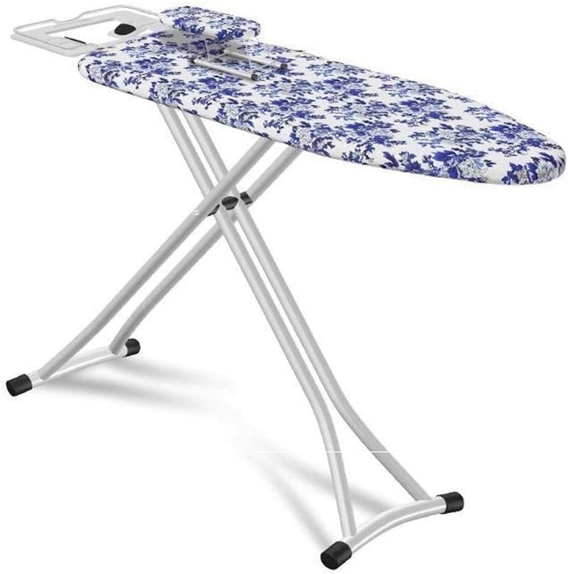 Cette table de repassage qui se replie apres usage dispose aussi d'un support pour le fer