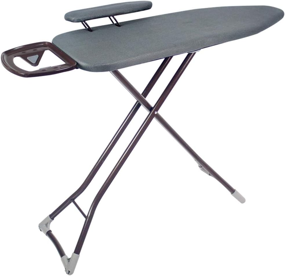 Choisissez la planche de table avec un espace pour poser le fer en coloris gris