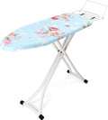 Cette table de repassage avec un revetement en coton, avec un support pour le fer