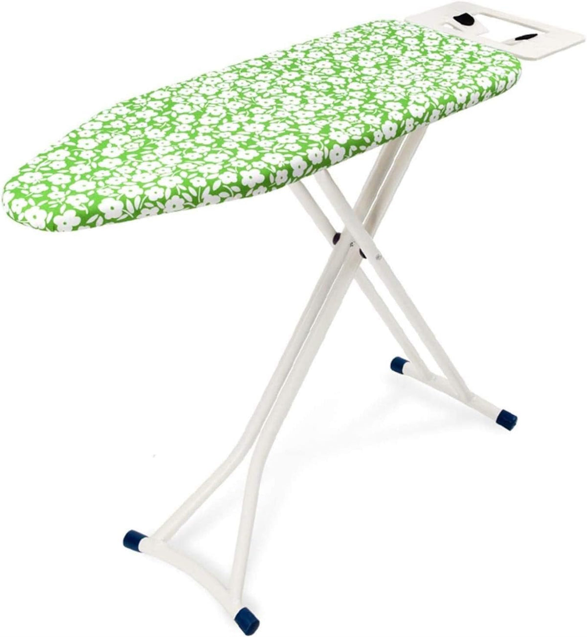 Une table de repassage reunit un support pour le fer et des appuis antiderapants