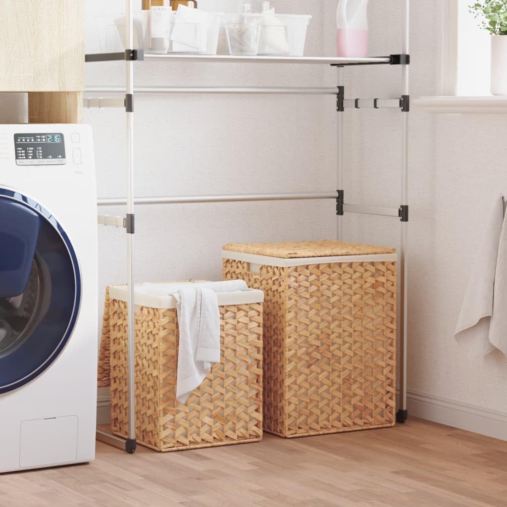 Le trieur a linge propose un couvercle avec une structure pliante